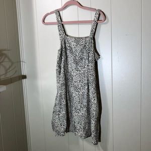 American Eagle Linen Cheetah Print Dress
